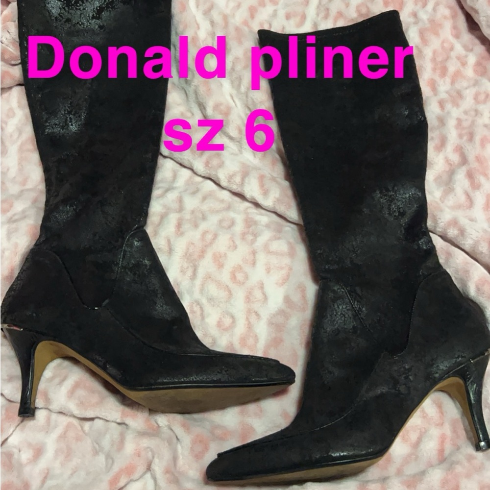 Donald J. Pliner Black Women's Boots